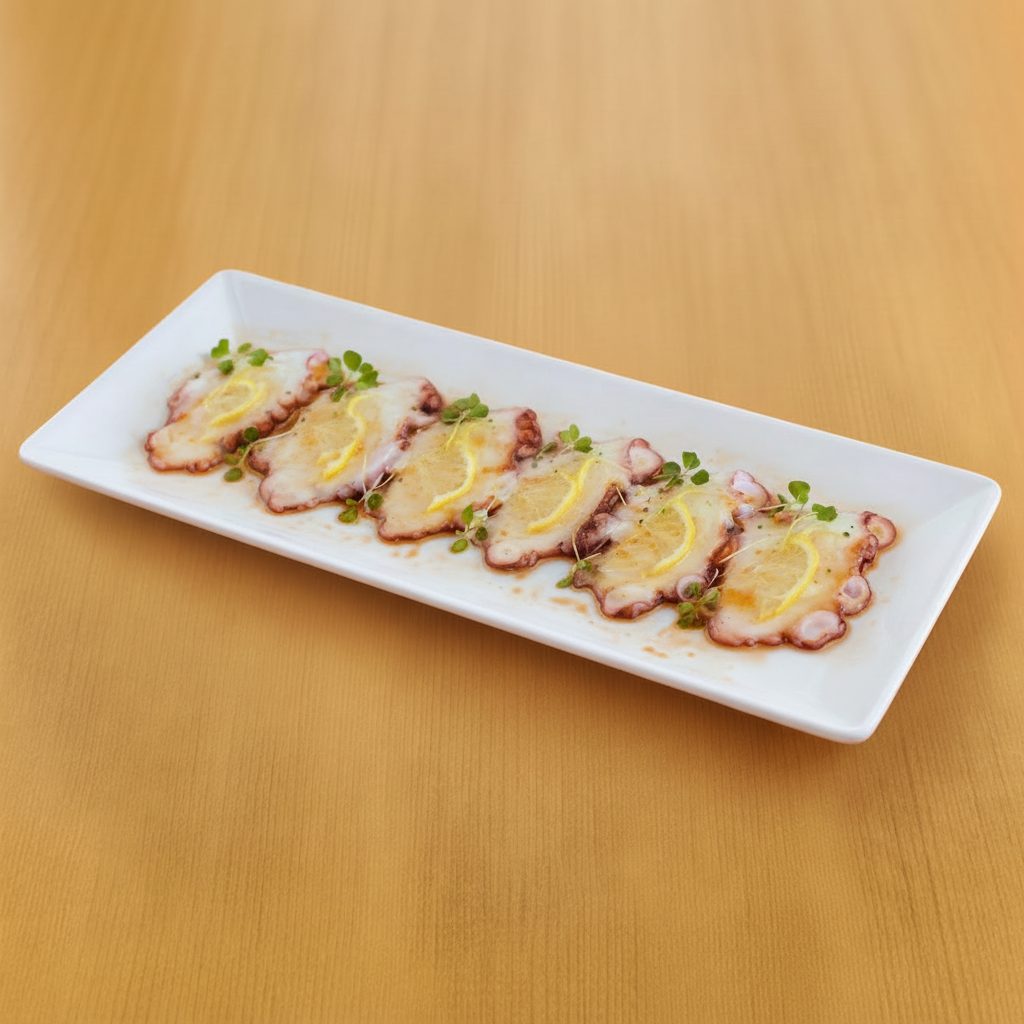 Octopus Lemon Carpaccio (6pc).