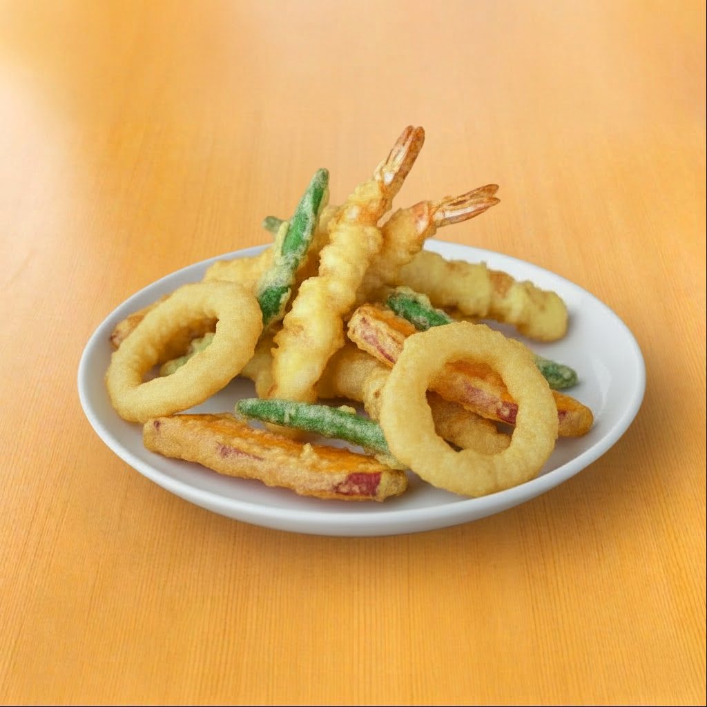 Vegetable & Shrimp Tempura.