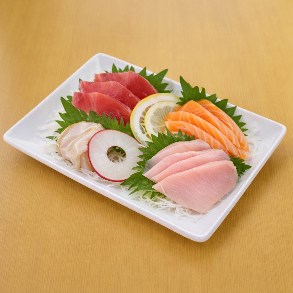 Lunch Sashimi Plate.