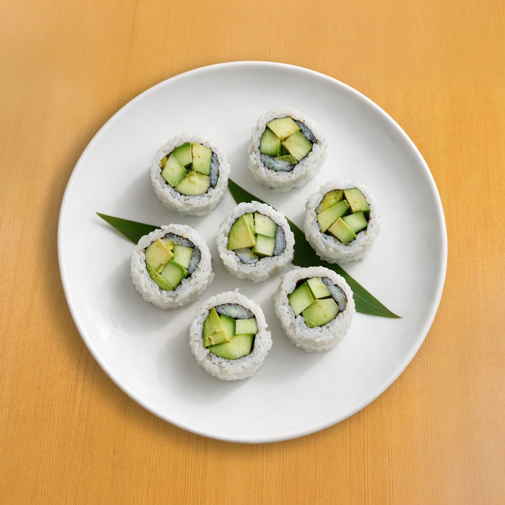 Avocado & Cucumber Roll.