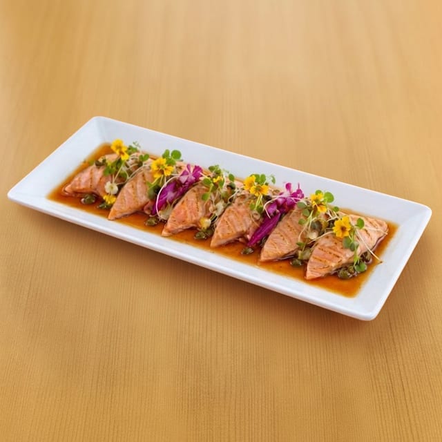 Salmon with Citrus Truffle (6pc).
