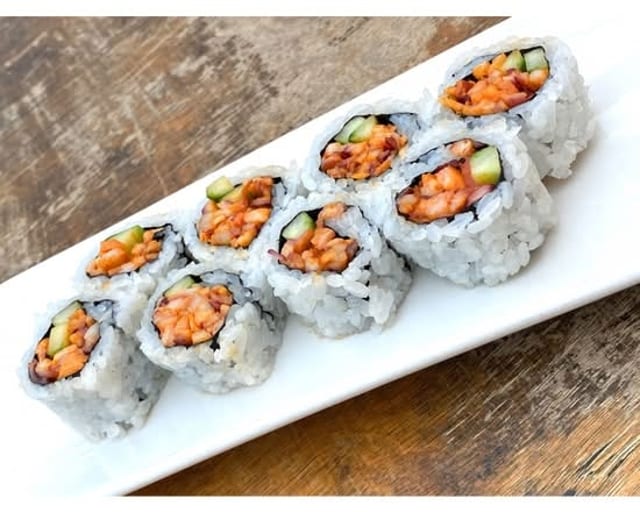 Spicy Octopus Hand Roll.