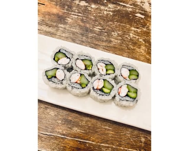 Shrimp & Asparagus Hand Roll.