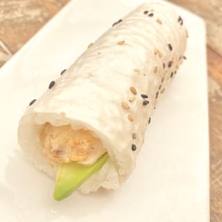 Baked Blue Crab & Avocado Hand Roll